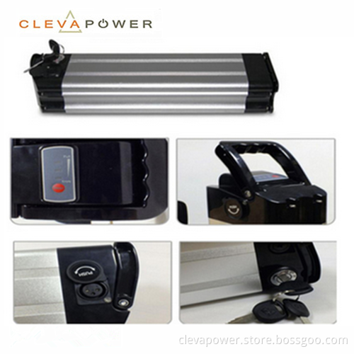 48V 10Ah Rear Rack electric bike rechargeable battery